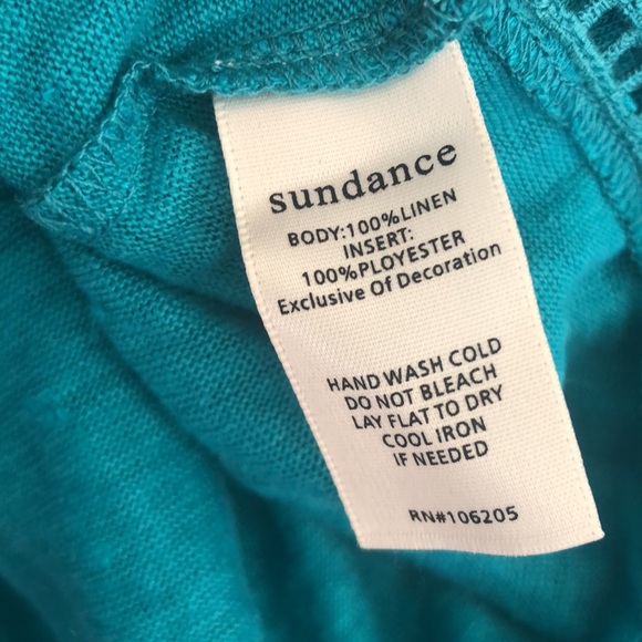 Sundance Catalog Linen Embroidered Boho Dress - Picture 7 of 7